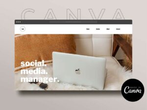 Canva Website Mockup