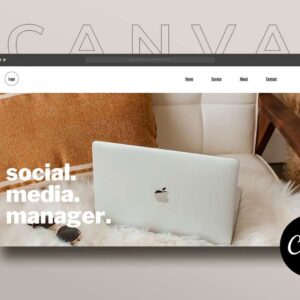 Canva Website Mockup