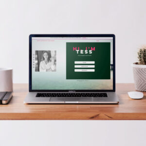 Wix landing page for photographers Mockup