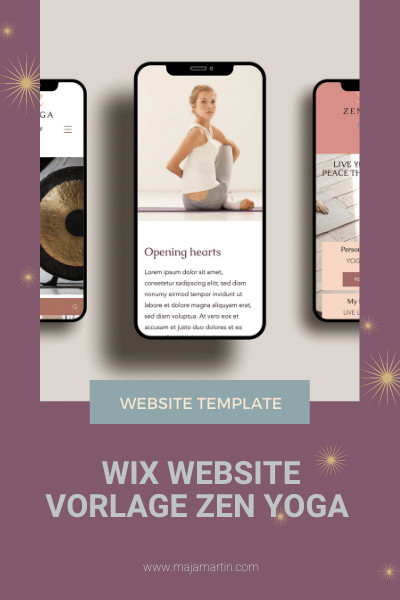 Wix Website Template für Yoga I Mindfulness I Meditation