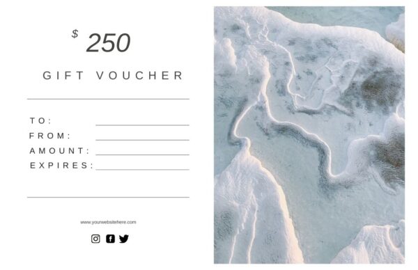 Photography gift voucher