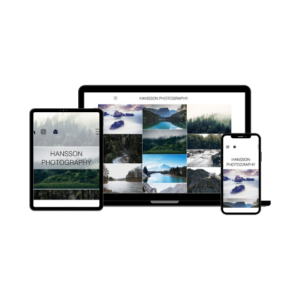 Wix Template for Photographers on all devices