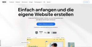 Wix Startseite