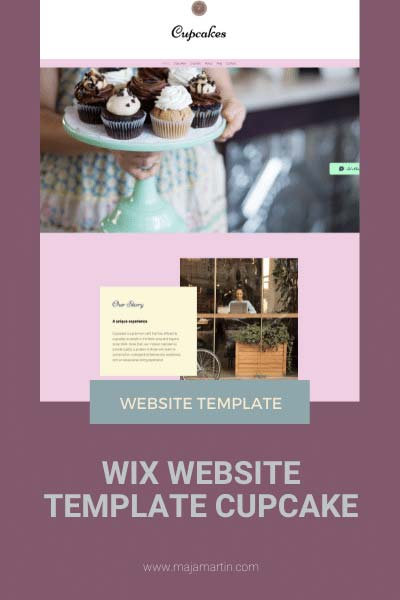 Colorful Wix Website Design For Food blogger I Cake Shops I Small Businesses